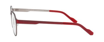 Auf diesem Bild sehen Sie die Korrektionsbrille 4031 von Prodesign Denmark in der Farbe Rot.